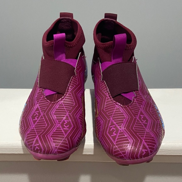 Nike Zoom Mercurial Cleats in Maroon and Gold Unisex Size 5 Soccer Cleats - Picture 6 of 14